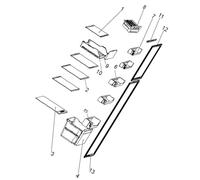 SOS Accessoire Clayette étagère (repère n°2) pour Réfrigérateur congélateur THOMSON 1058031 53041062 Réfrigérateur congélateur (1058031 53041062 THOMSON)