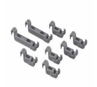 SOS Accessoire Clips pour ratelier panier inférieur (8pcs) pour Lave-vaisselle 00611472 BALAY BLAUPUNKT BOSCH GAGGENAU GORENJE KUEPPERSBUSCH NEF Lave-vaisselle (00611472 BALAY BLAUPUNKT BOSCH GAGGENAU