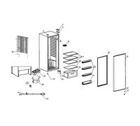 SOS Accessoire Dessus de bac à légumes (repère n°10) pour Réfrigérateur congélateur PROLINE 1069771 18040313 Réfrigérateur congélateur (1069771 18040313 PROLINE)