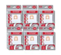 SOS Accessoire Hoover H81 Sacs pour Aspirateur - Originaux - Microfibre - Capture Poussière Fine - Compatibles Telios Extra - 4 Pièces (6) Aspirateur SOS ACCESSOIRE