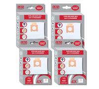 SOS Accessoire Hoover H81 Sacs pour Aspirateur - Originaux - Microfibre - Capture Poussière Fine - Compatibles Telios Extra - 4 Pièces (4) Aspirateur SOS ACCESSOIRE