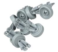 SOS Accessoire Jeu de 8 roulettes de panier inférieur pour Lave-vaisselle - 481252888112 WHIRLPOOL, BAUKNECHT, LADEN, IGNIS, IKEA WHIRLPOOL, KITCHENAI