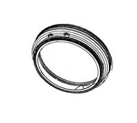SOS Accessoire Joint de hublot pour Lave-linge BELLAVITA 389J04 Lave-linge (389J04 ALTUS BEKO BELLAVITA FAR FORTEX LISTO OCEANIC SABA)