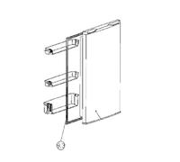 SOS Accessoire joint de porte(partie réfrigérateur) repère 9.3 pour Réfrigérateur congélateur PROLINE 53041330 Réfrigérateur congélateur (53041330 AMICA PROLINE)