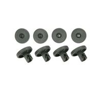SOS Accessoire kit 8 roulettes panier infèrieur gris pour Lave-vaisselle 50286965004 AEG ARTHUR MARTIN ELECTROLUX ELECTROLUX IKEA JUNO LEONARD P Lave-vaisselle (50286965004 AEG ARTHUR MARTIN ELECTROLU