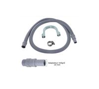 SOS Accessoire Kit de rallonge de tuyau de vidange universel (L2500mm, raccord intégré 19-22mm) pour Lave-linge TOUTES MARQUES