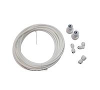 SOS Accessoire Kit lyre arrivee d'eau : tuyau (6m) + raccords UKT001 pour Réfrigérateur, congélateur - 484000008590, C00379990 WPRO AEG, ARISTON HOTPO