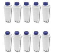 SOS Accessoire Lot de 10 Filtre à eau pour Delonghi DLSC002 Certifié TÜV pour DLSC002, SER3017 & 5513292811 ECAM, ESAM, ETAM
