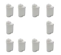 SOS Accessoire Lot de 10 Filtre à eau pour machines à café automatique Siemens EQ Series, EQ3/EQ6/EQ9, EQ500, S700, 3200 Bosch TCZ7003, TCZ7033, pour