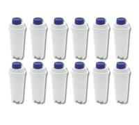 SOS Accessoire Lot de 12 Filtre à eau pour machines à café automatique DeLonghi DLSC002 SER3017 5513292811 ECAM Eletta Dinamica Magnifica ETAM Autenti