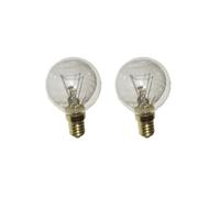 SOS Accessoire Lot de 2 ampoules E14 40W 300°C pour Four, cuisinière BOSCH 00057874, 00613634