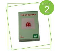 SOS Accessoire Lot de 2 boîtes de 4 sacs à poussière synthétiques FJM compatibles pour Aspirateur SOS Accessoire 9917710 Aspirateur (9917710 KOMPATIBEL)