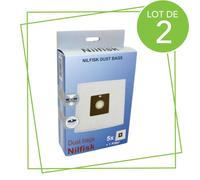SOS Accessoire Lot de 2 boîtes de 5 sacs avec 1 pre filtre COUPE/COMPACT/GO/FORCE pour Aspirateur NILFISK 78602600 22422400 Aspirateur (78602600 22422400 FAKIR NILFISK)