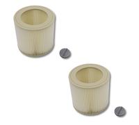 SOS Accessoire Lot de 2 Filtre à aspirateur pour kärcher WD series WD2 WD3 WD3P A2004 MV2 MV3 filtres à cartouche Filtre de rechange pour Kärcher aspirateurs humides et secs 6.414-552.0/64145520 Aspir