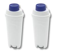 SOS Accessoire Lot de 2 Filtre à eau pour machines à café automatique DeLonghi DLSC002 SER3017 5513292811 ECAM Eletta Dinamica Magnifica ETAM Autentic
