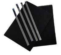 SOS Accessoire Lot de 2 filtres charbon (avec tiges de fixation) pour Hotte - 74X4121 SAUTER, BRANDT