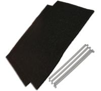 SOS Accessoire Lot de 2 filtres charbon pour Hotte 74X5766 SAUTER BRANDT FAGOR Hotte (74X5766 BRANDT FAGOR SAUTER VALBERG)