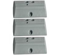 SOS Accessoire Lot de 3 aubes de tambour d'origine Machine à laver, Lave-linge WTG330800, 55X2981 BRANDT