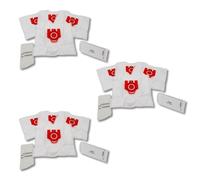 SOS Accessoire Lot de 3 boîtes de 4 sacs à poussière synthétiques FJM compatibles pour Aspirateur SOS Accessoire 9917710 Aspirateur (9917710 KOMPATIBEL)