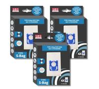 SOS Accessoire Lot de 3 boîtes de 4 sacs TYPE S-BAG pour Aspirateur ELECTROLUX 9001684589