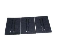 SOS Accessoire Lot de 3 filtres charbon (Kit AK204AE1) pour Hotte 79X8361,AS0062457 DE DIETRICH SAUTER BRANDT FAGOR SANGIORGIO MASTERCOOK THERMOR Hotte (79X8361,AS0062457 BRANDT DE DIETRICH FAGOR MAST