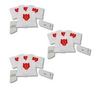 SOS Accessoire Lot de 3 Sac d'aspirateur pour Miele FJM Série Complete C1 Compact C1 C2 FJM Série S2 S3 S4 S5 S6 S7 avec 2 Filtres en Microfibre Aspirateur (9917710 KOMPATIBEL)