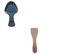 SOS Accessoire Lot de 4 coupelles à raclette et 4 pelles en bois pour Poêlon, spatule raclette Raclette, gril, Wok AS306001, AS306003 TEFAL