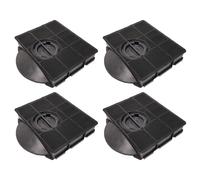 SOS Accessoire Lot de 4 filtres charbon rectangulaire FAT303 type 303 215X205X43 mm pour Hotte WHIRLPOOL AMC895 CHF303 Hotte (AMC895 CHF303 ARISTON HOTPOINT BAUKNECHT BRANDT DE DIETRICH ELECTROLUX ELI