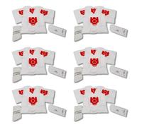 SOS Accessoire Lot de 6 Sac d'aspirateur pour Miele FJM Série Complete C1 Compact C1 C2 FJM Série S2 S3 S4 S5 S6 S7 avec 2 Filtres en Microfibre Aspirateur (9917710 KOMPATIBEL)