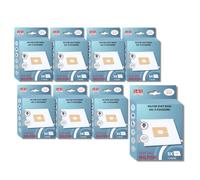 SOS Accessoire Lot de 8 boîtes de 5 sacs avec 1 pre filtre COUPE/COMPACT/GO/FORCE pour Aspirateur NILFISK 78602600, 22422400