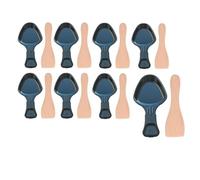 SOS Accessoire Lot de 8 coupelles à raclette et 8 pelles en bois pour Poêlon, spatule raclette Raclette, gril, Wok AS306001, AS306003 TEFAL