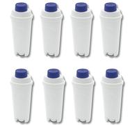 SOS Accessoire Lot de 8 Filtre à eau pour machines à café automatique DeLonghi DLSC002 SER3017 5513292811 ECAM Eletta Dinamica Magnifica ETAM Autentic
