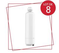 SOS Accessoire Lot de 8 filtres à eau WFC100MF pour Réfrigérateur, congélateur BOSCH 11032518