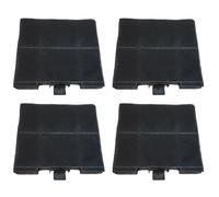 SOS Accessoire Lot de quatre filtres charbon 230X215X22 mm pour Hotte BOSCH 00705431 11049701 Hotte (00705431 11049701 BOSCH CONSTRUCTA NEFF SIEMENS VIVA)