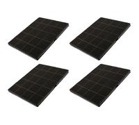 SOS Accessoire Lot de quatre filtres charbon 235X190X10 mm pour Hotte ELECTROLUX 33005521 Hotte (33005521 AEG ARTHUR MARTIN ELECTROLUX BEST ELECTROLUX FAURE PROGRESS)