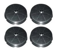 SOS Accessoire Lot de quatre filtres charbon rond type 180 CR300 190X40 mm pour Hotte ARISTON HOTPOINT CR300, 484000008647