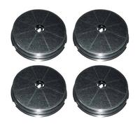 SOS Accessoire Lot de quatre filtres charbon rond type 180 CR300 190X40 mm pour Hotte ARISTON HOTPOINT CR300, 484000008647