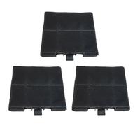 SOS Accessoire Lot de trois filtres charbon 230X215X22 mm pour Hotte BOSCH 00705431 11049701 Hotte (00705431 11049701 BOSCH CONSTRUCTA NEFF SIEMENS VIVA)