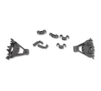 SOS Accessoire Paliers de fixation panier inférieur pour Lave-vaisselle 00428344, 00418499 BALAY, BOSCH, CONSTRUCTA, GAGGENAU, NEFF, SIEMENS, VIVA