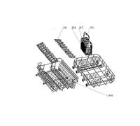 SOS Accessoire Panier supérieur repère 3018 pour Lave-vaisselle SELECLINE 44426 Lave-vaisselle (44426 CALIFORNIA CARREFOUR HOME CONTINENTAL EDISON CURTISS FAR SELECLINE TECNOLEC)