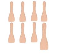 SOS Accessoire Pelle en bois pour poêlon x96 Spatule raclette en hêtre naturel, accessoire compatible SEB, Tefal et autres, idéale pour raclette, gril et wok (8) Rac