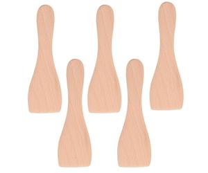 SOS Accessoire Pelle en bois pour poêlon x96 Spatule raclette en hêtre naturel, accessoire compatible SEB, Tefal et autres, idéale pour raclette, gril et wok (5) Rac