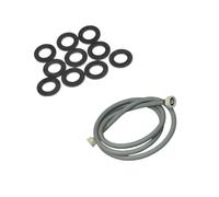 SOS Accessoire Tuyau d'arrivée d'eau universel livré avec joints 20/27 avec raccords droits