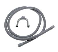 SOS Accessoire Tuyau de vidange universel 2.5m droit/droit diam 19 22 et 32 mm pour lave linge, lave vaisselle, machine à laver, universel