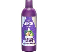 Sos Blonde Hydrate Shampooing Violet 500ml Pour Cheveux Décolorés, Mèches Et Gris, Neutralise Les Reflets Jaunes, Booste Brillance, Douceur Et Éclat[Z374]
