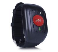 SOS Bracelet pour Personnes âgées Localisateur Montre GPS Tracker SOS Mobile pour Personnes âgées Grand-père Enfants âgés Alarme personnelle Mobile Appels vocaux,Rouge