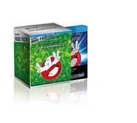 SOS Fantômes 1 & 2 [Ultimate Hero Pack-Blu-Ray + Boîtier SteelBook + Figurine résine Slimer & Logo Ghostbuster]