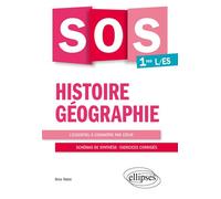 SOS Histoire-Géographie - Premières L et ES - Brice Rabot - Ellipses - broché - Scolaire / Universitaire