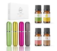 SOS Kit d'entraînement olfactif 1 avec inhalateurs nasaux - Stimulez votre odorat & rééducation olfactive après perte d'odorat - huiles essentielles : eucalyptus, rose, citron & clou de girofle