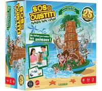 Mattel Games SOS Ouistiti : Panique dans l’arbre Jeu de société pour soirées en famille, soirées jeux, voyages et camping, HTW65